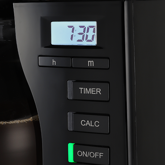 LOOK® Timer|Filterkaffeemaschine Schwarz