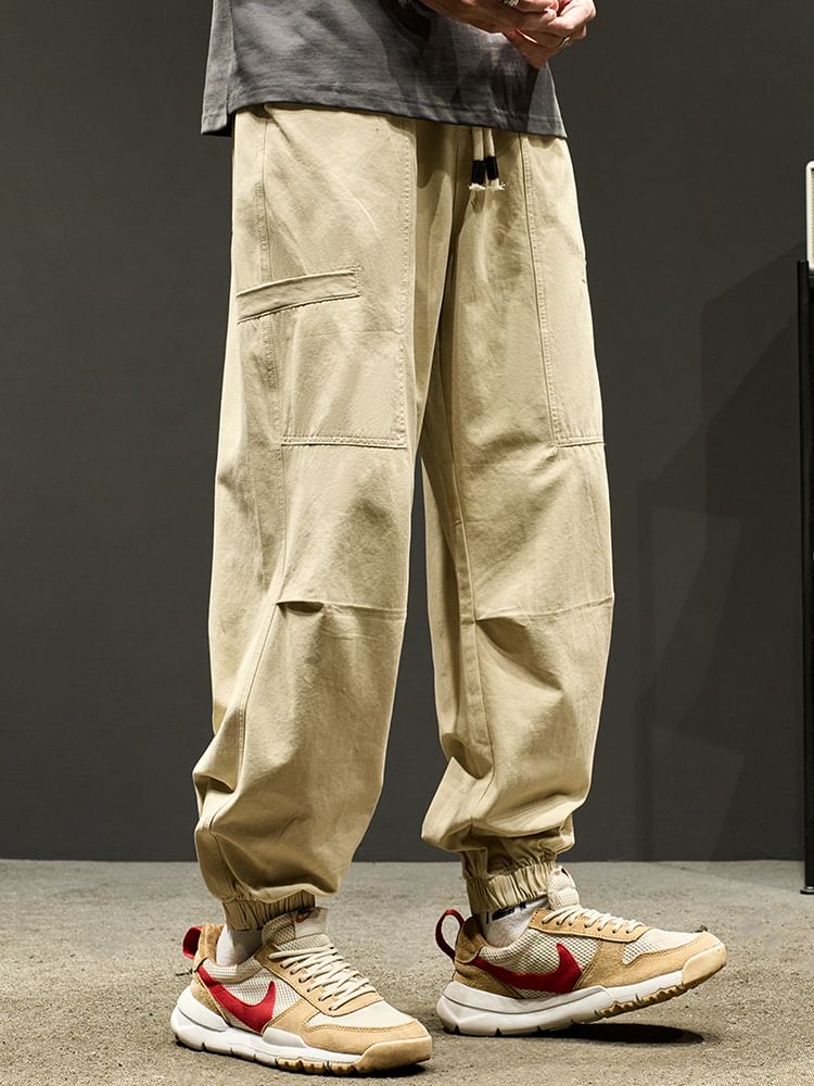 Redsinc - Mid Rise Plain Cargo Baggy Broek