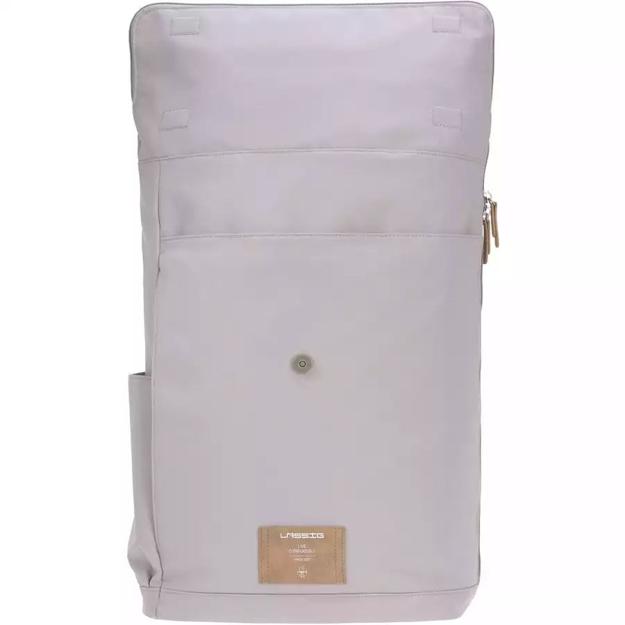 LÄSSIG Wickelrucksack Rolltop Backpack grau