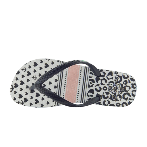Chinelo de praia brasileiro, estampado 21 Corty