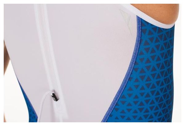Combinaison de Triathlon Z3R0d Homme Racer Bleu et Blanc