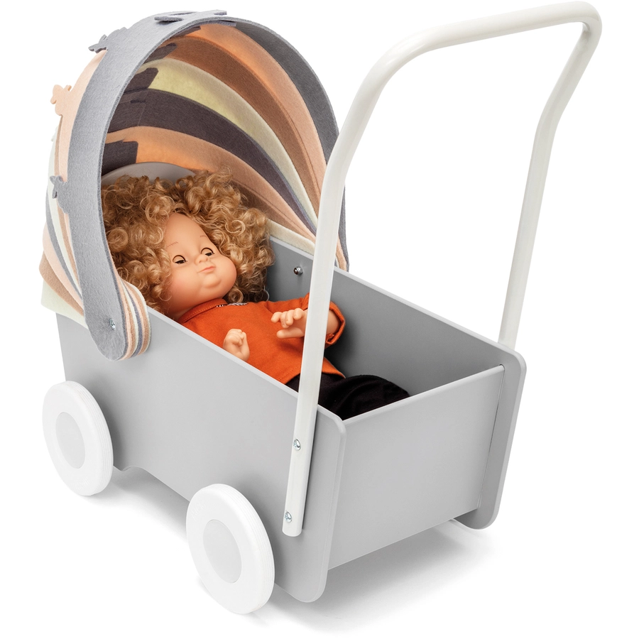Micki Skrallan Puppenwagen Holz