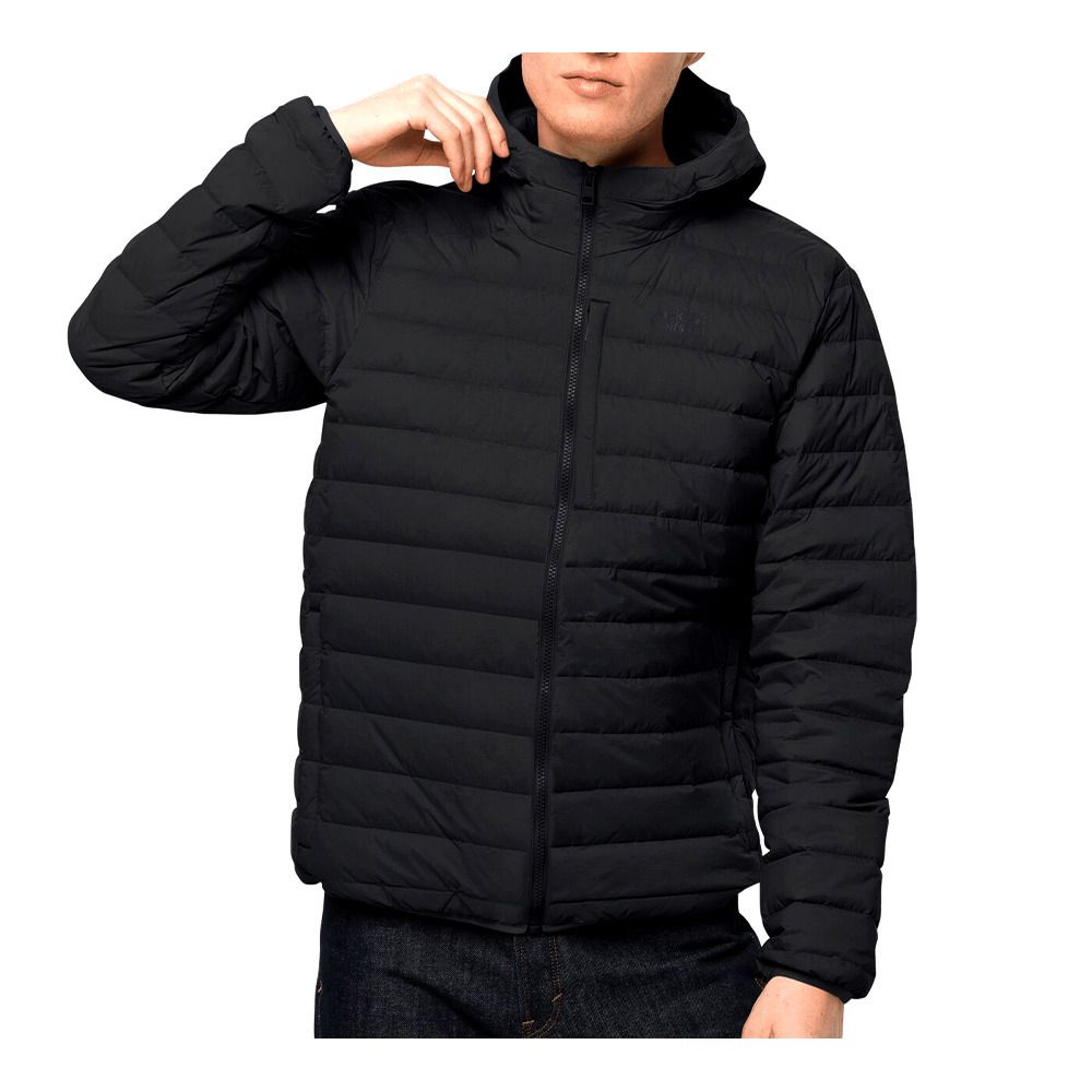 Jack Wolfskin GLOWING MOUNTAIN - Doudoune Homme black