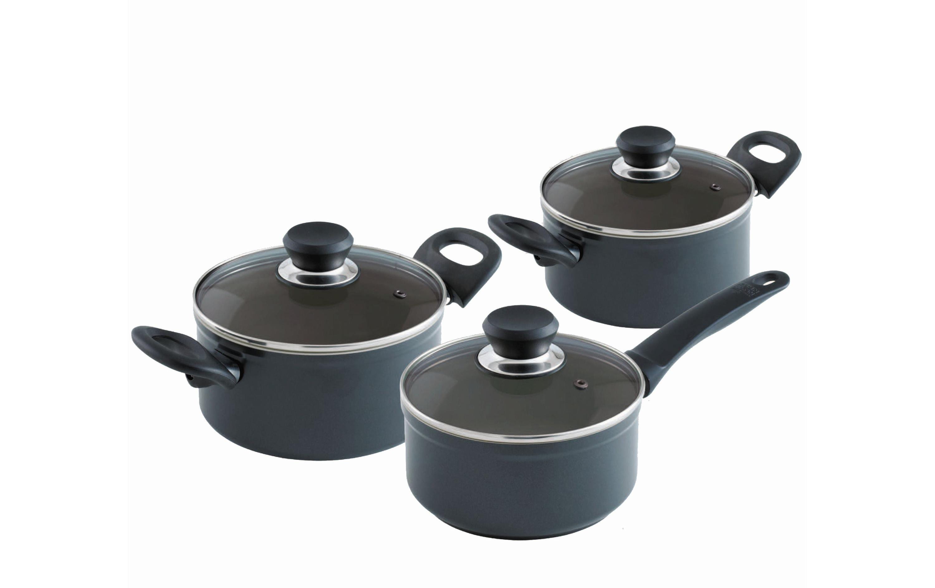 Kochtopf-Set Easy Induction 3-teilig<br>Kochgeschirr Set (1.5/3/5 Liter)