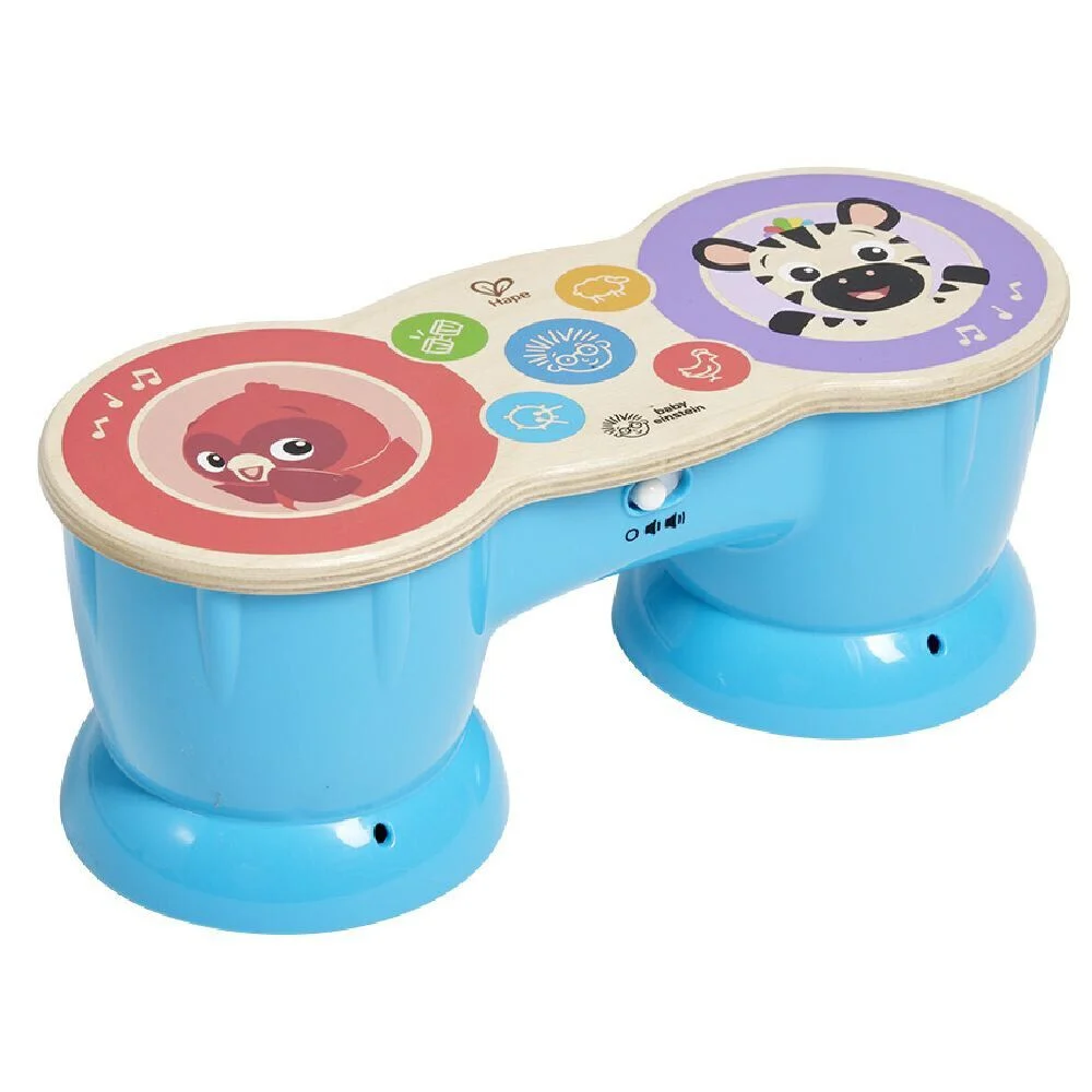 Tambour éveil bébé bleu