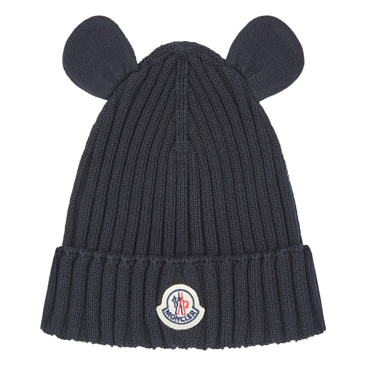 Moncler Bonnet Oreilles | Bleu marine