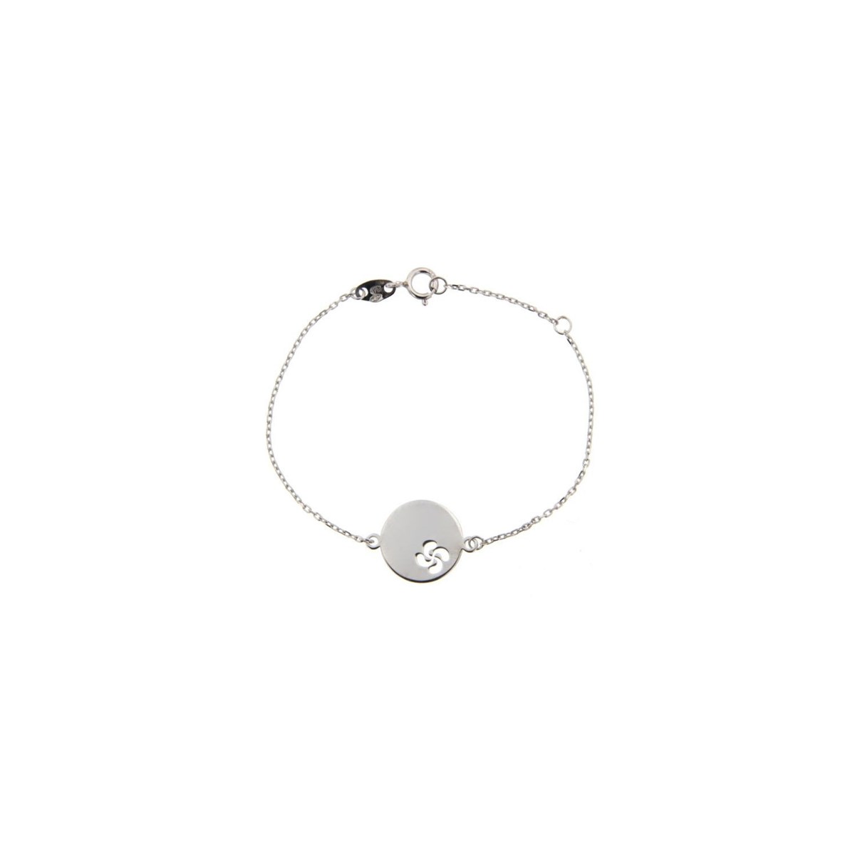 Bracelet identité bébé Brillaxis Lauburu ajouré