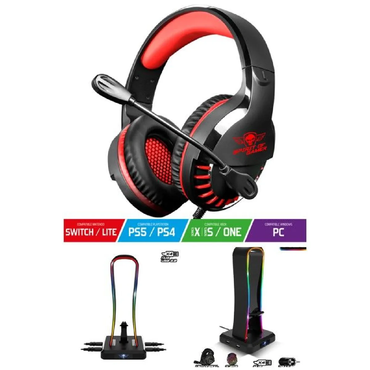 Spirit of Gamer Casque PC Gamer Pro H3