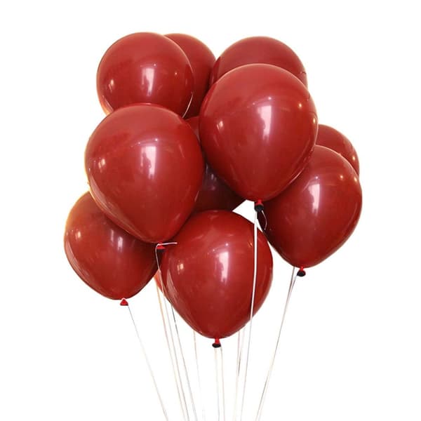 100-pack rød ballonger 26cm latex fest bursdag