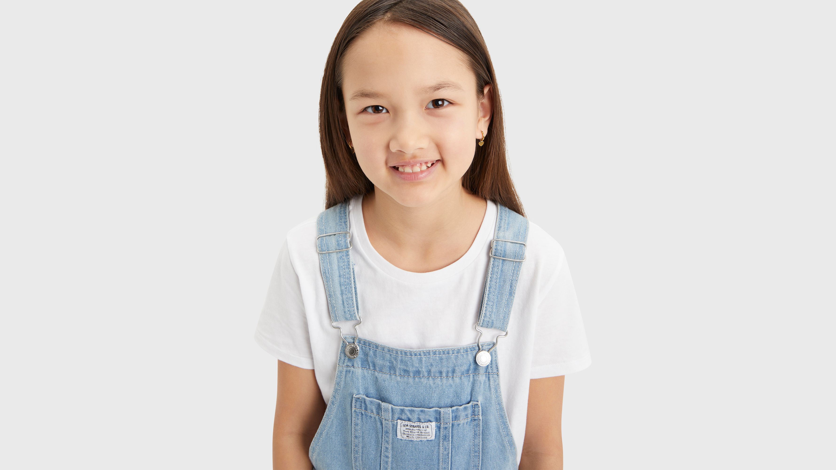 Ado salopette short classique - Clear Skies - Bleu