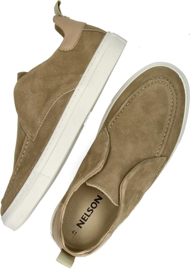 Nelson suède loafers beige