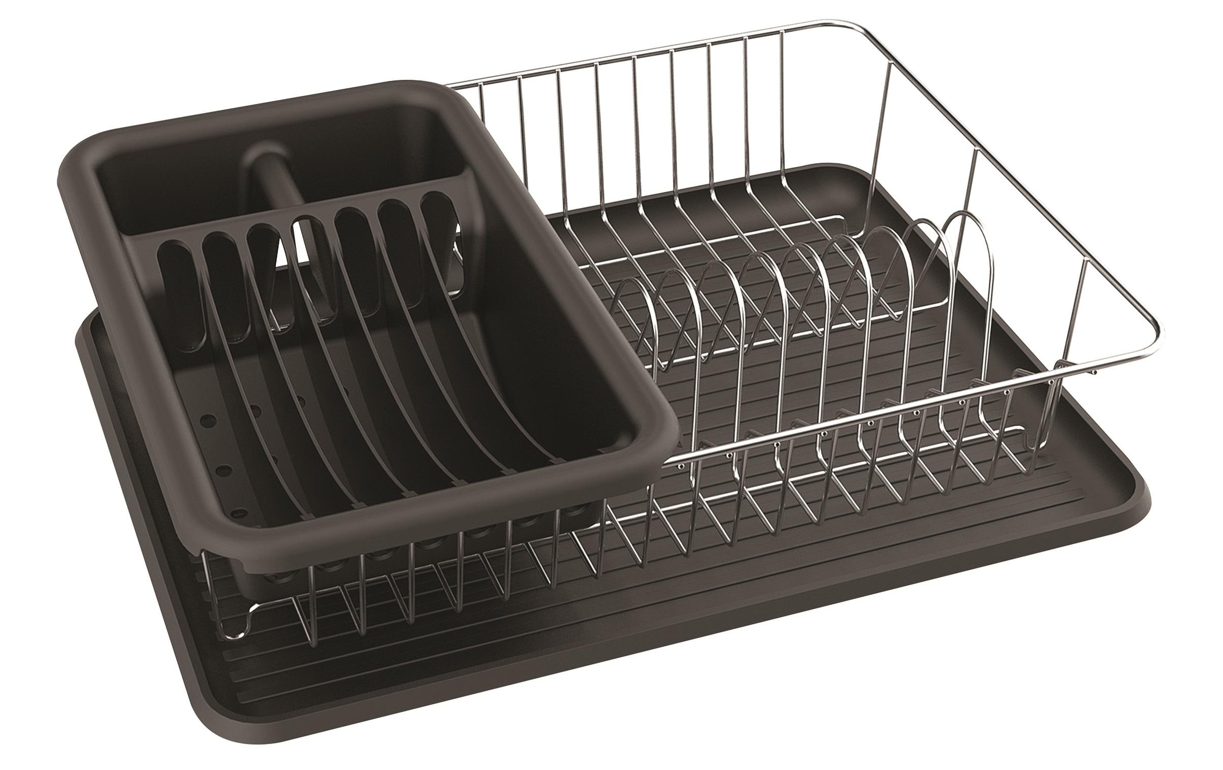 Abtropfgestell Schwarz mattAbtropfgitter mit Abtropfplatte