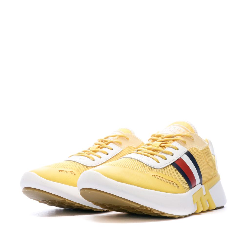 Tommy Hilfiger Baskets Jaunes Femme Tommy Hilfiger Sporty