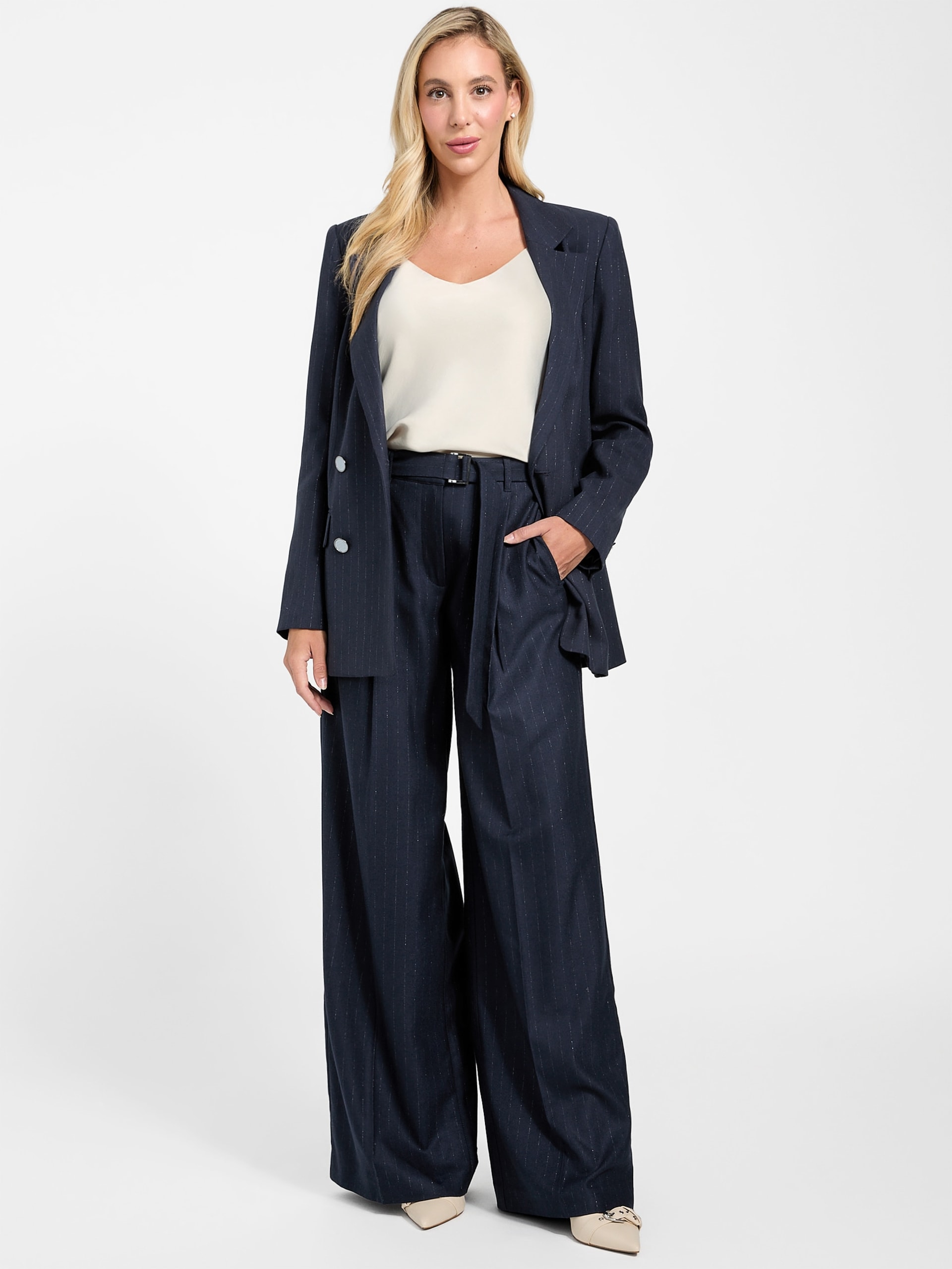 Blazer Eco Zanita de Abotoamento Duplo