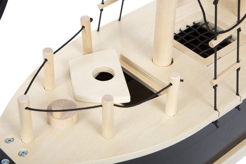 Small Foot - Houten Poppenhuis - Piratenboot - Robuust Hout - Speelset