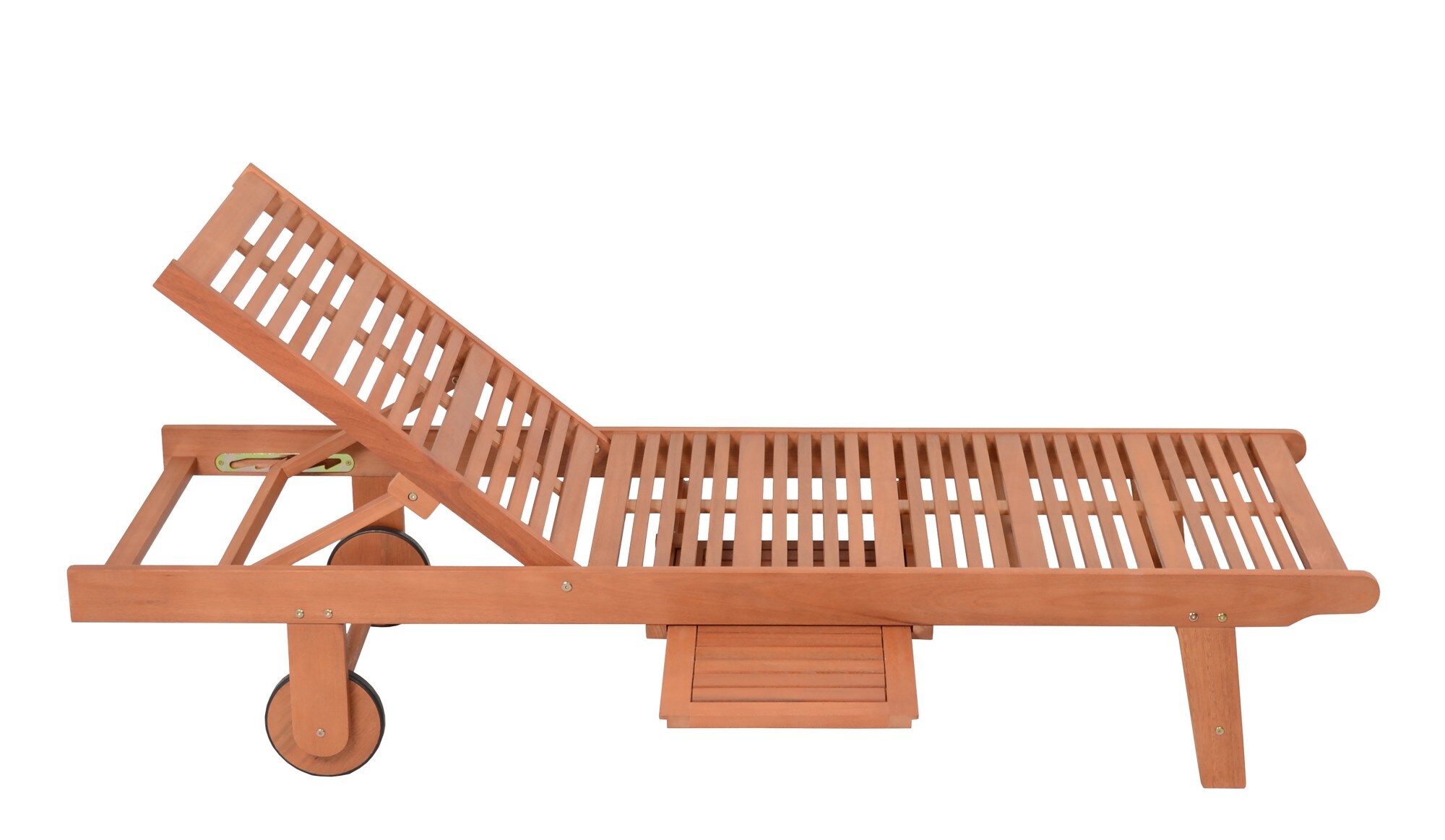 Sonnenliege SAN DIEGO braun +Auflage Gartenliege Liege Relaxliege Gartenmöbel