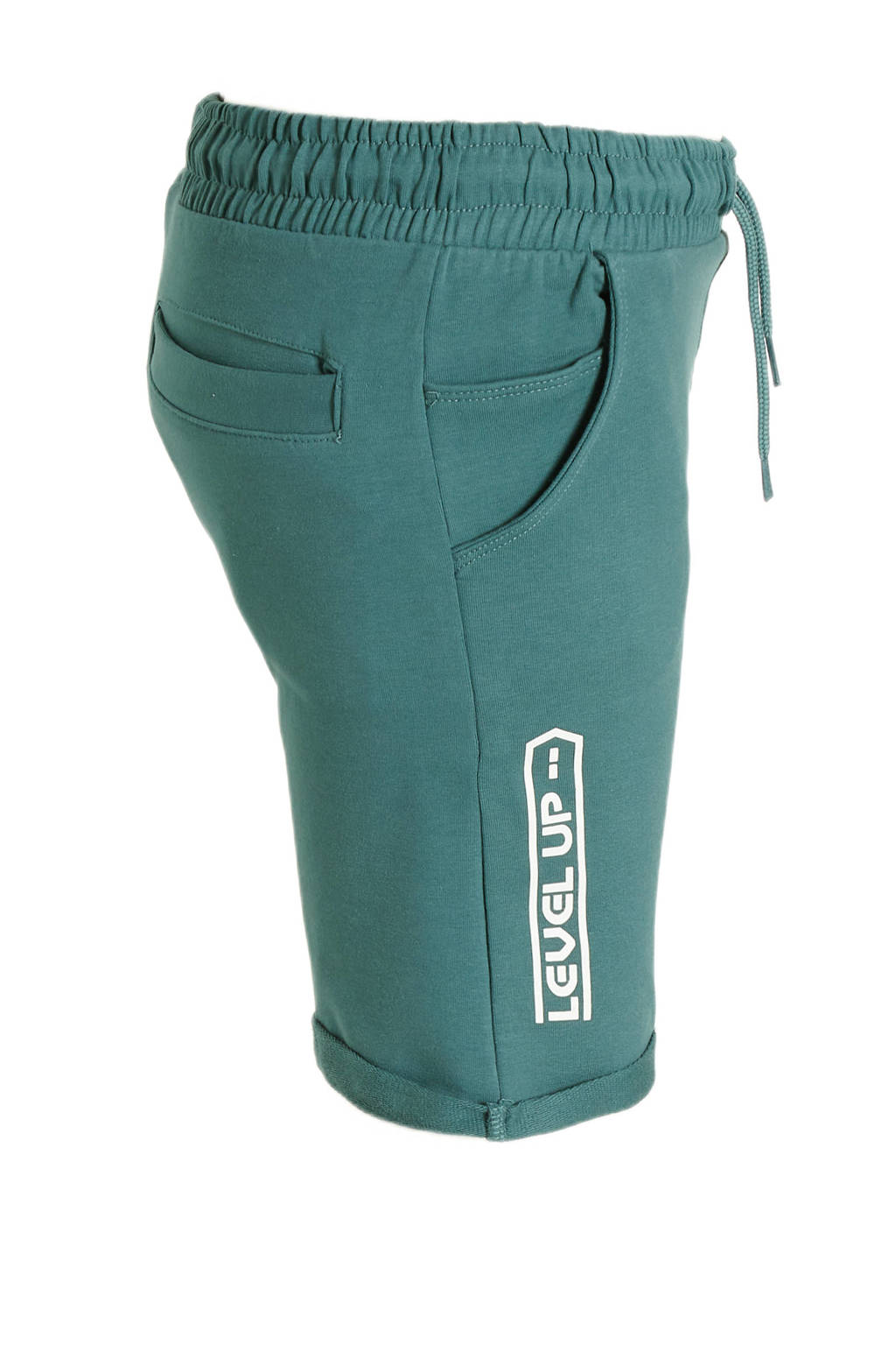 Orange Stars sweatshort Prosper petrol