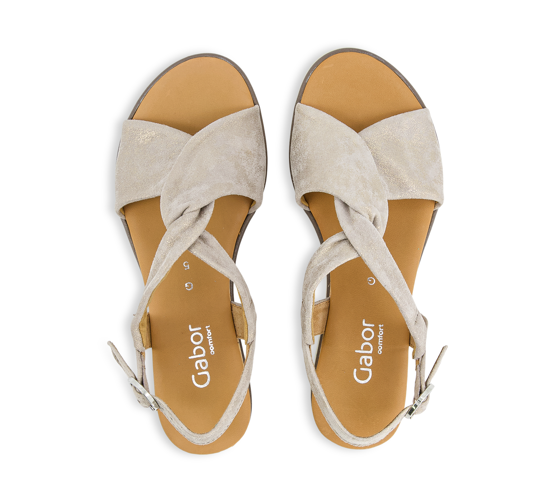 Gabor Genua G - Riemchensandalen silber