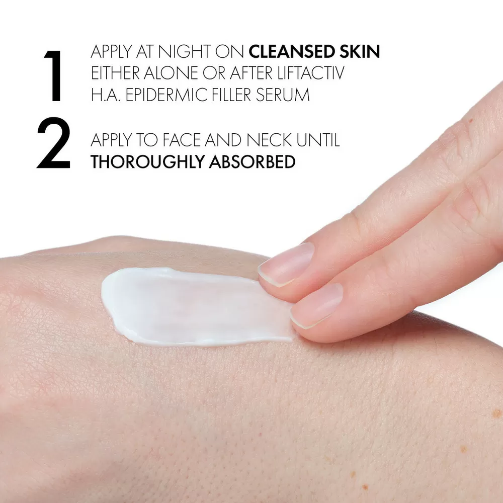 Vichy Liftactiv H.A. Anti-Wrinkle Firming Night Cream - 50 ml.
