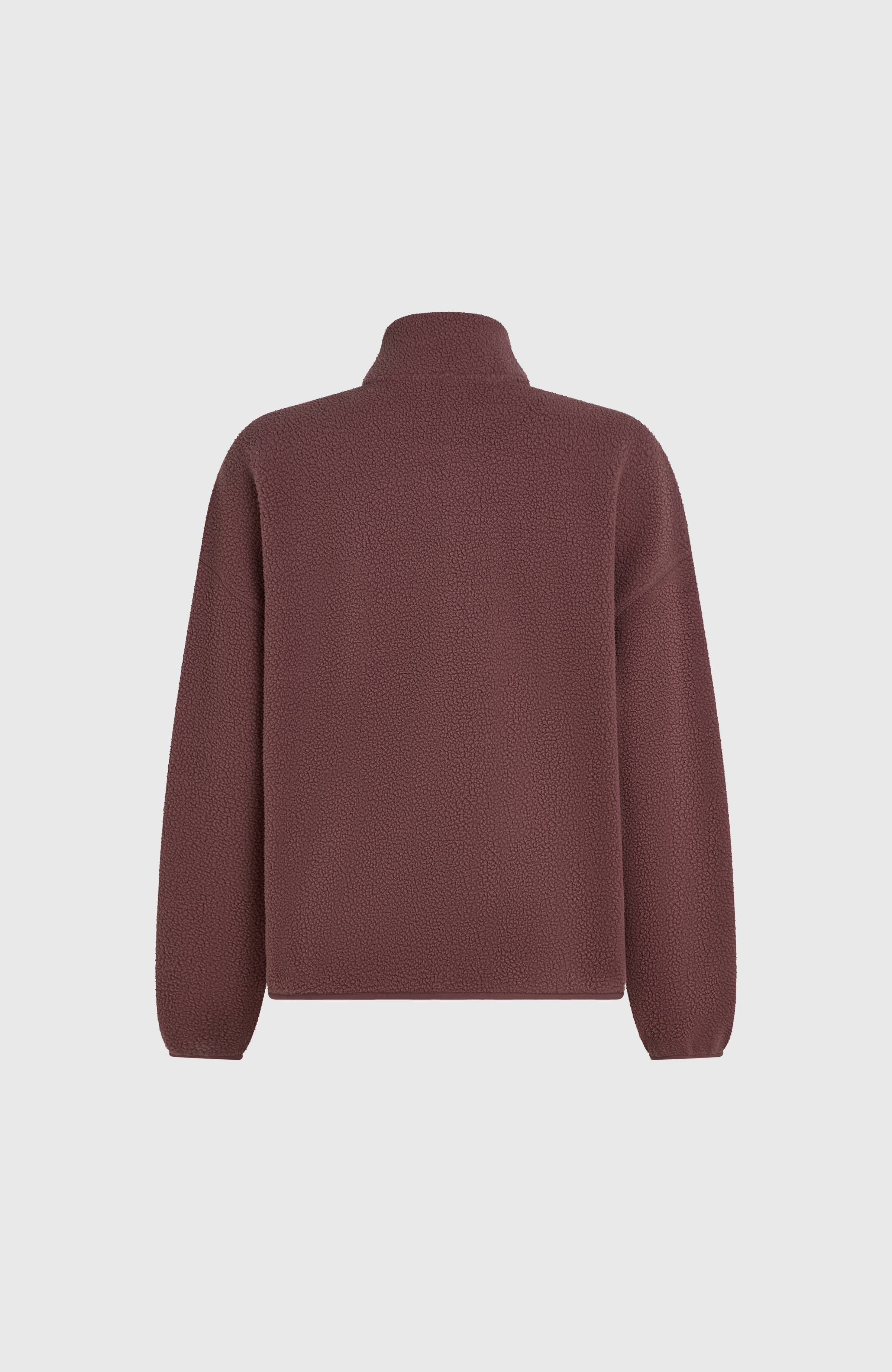 Must-Have High-Pile fleecevest met volledige rits