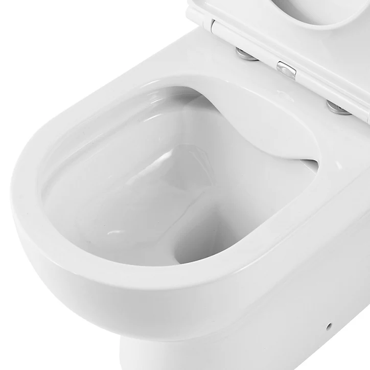 Pack WC à poser sans bride avec sortie horizontale GoodHome Cavally NF