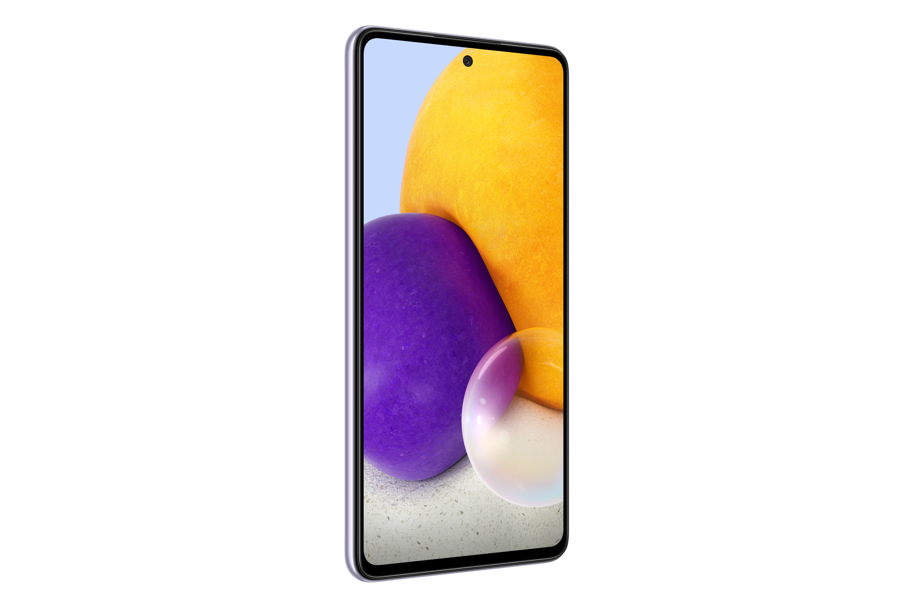 Galaxy A72 / A72 5G Silikon Cover Hülle (EF-PA725TVEGWW) - Lila
