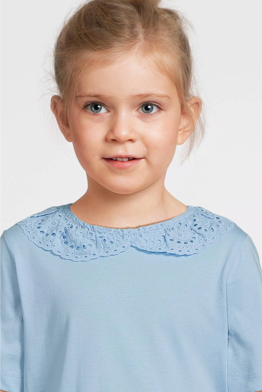 VERO MODA GIRL top VMPANNA GLENN lichtblauw