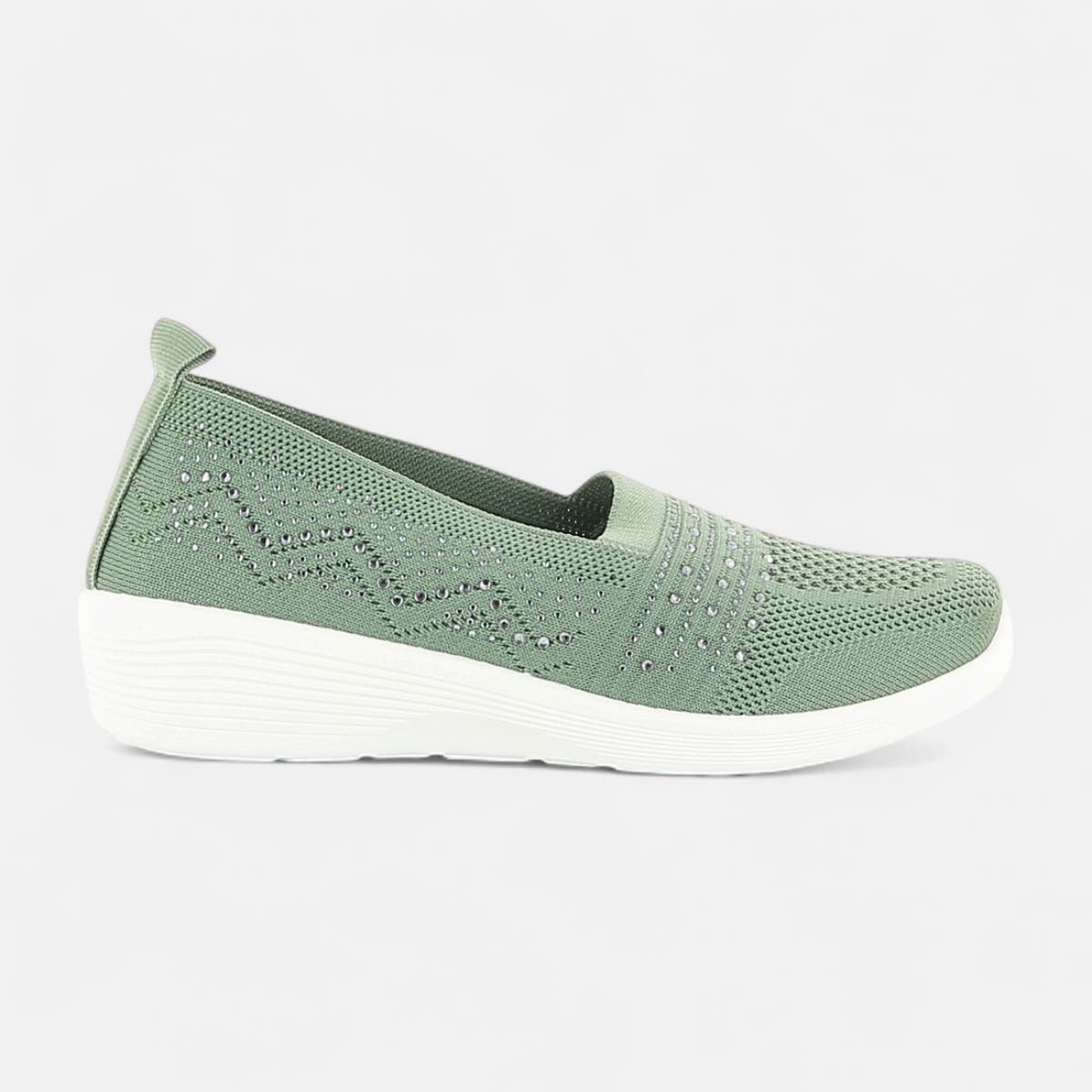 Mocassins Femme kaki