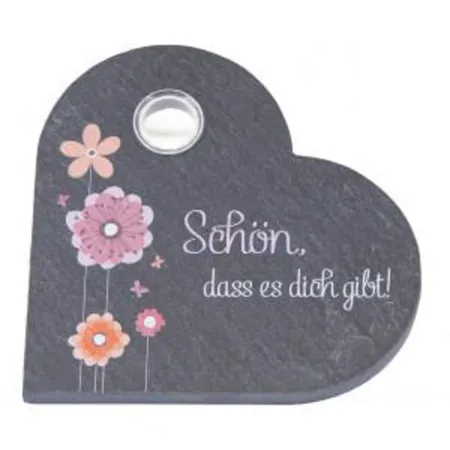 Butzon & Bercker Schieferrelief - Schön, dass es dich gibt