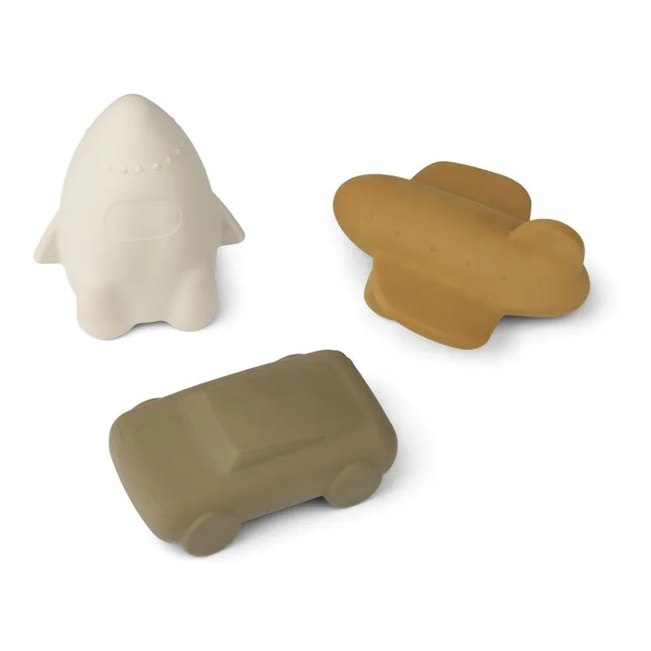 Liewood Jouets Jacob en caoutchouc naturel - Set de 3