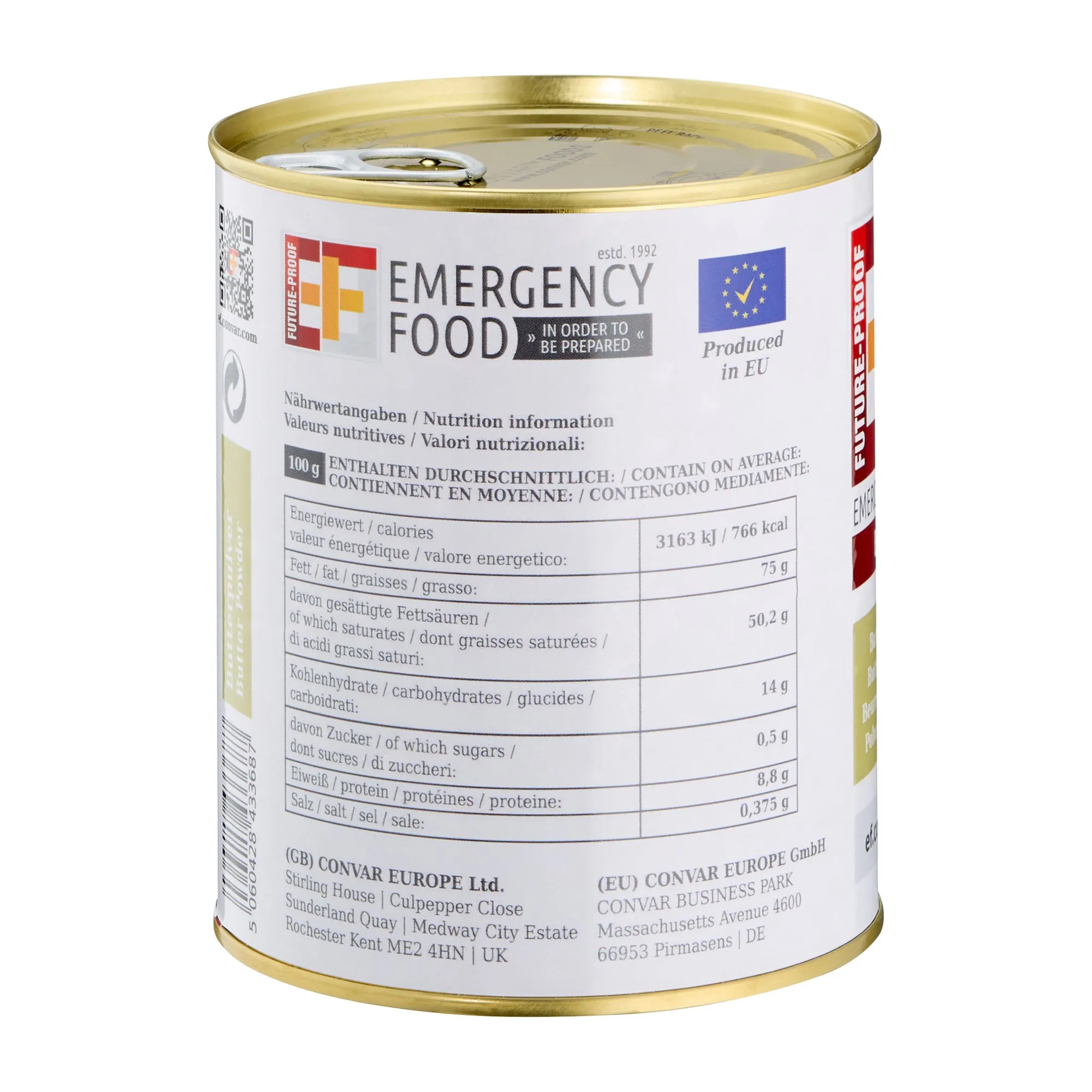 EF Emergency Food -  Butterpulver 220g