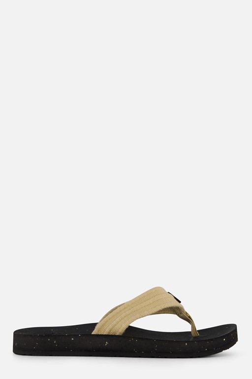 Teva Reflip Canvas Slippers beige Textiel