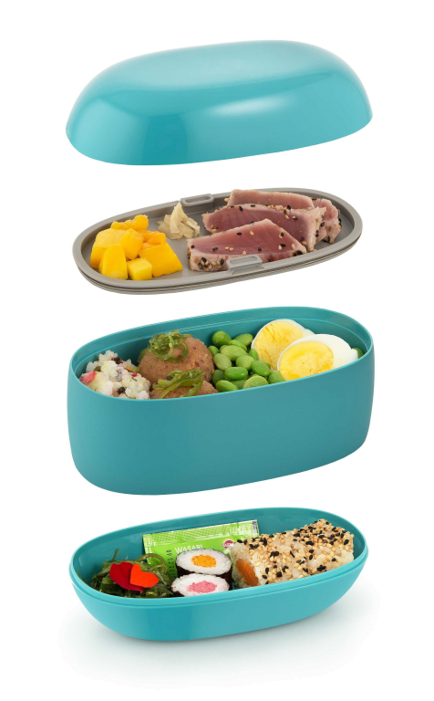 Alessi Food à porter broodtrommel grijs
