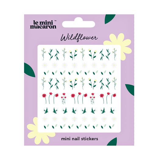 Le Mini Macaron Mini Nail Art Stickers, Wildflower