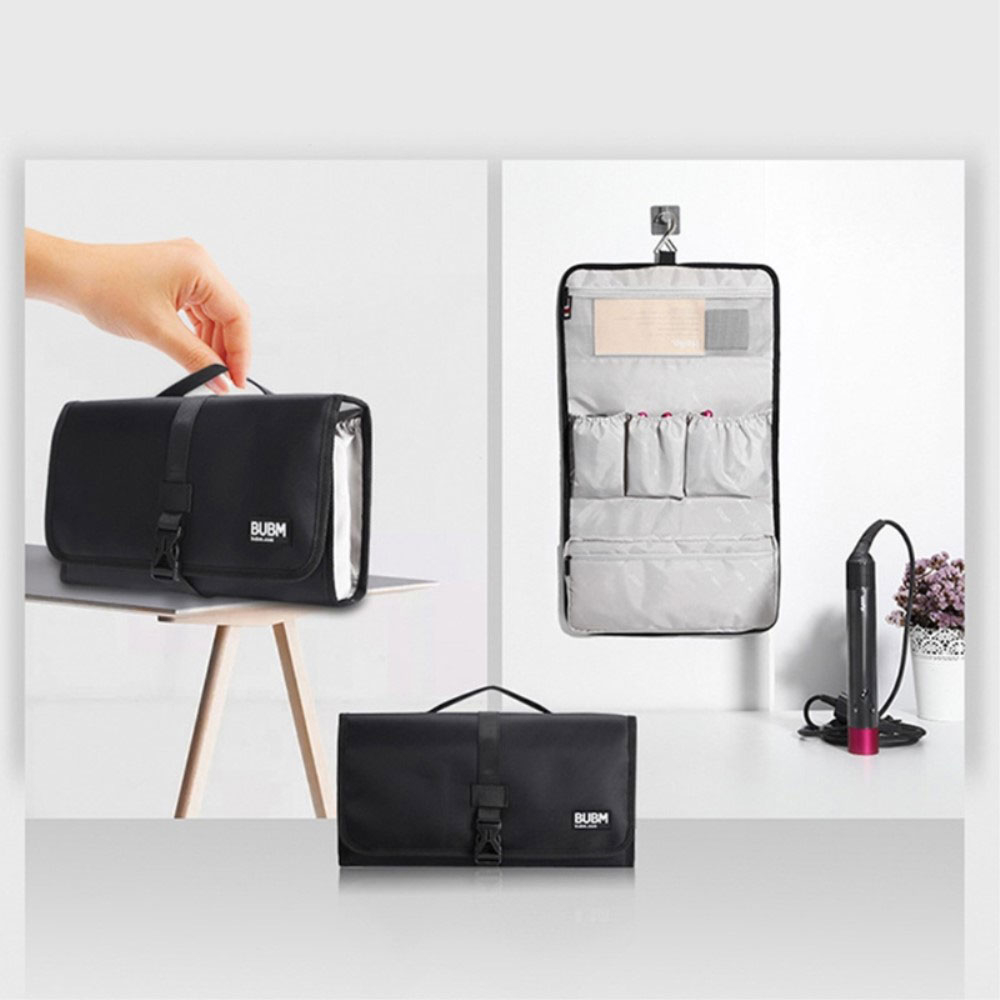 (61x36cm) Tragbare Organizer Tasche Reisetasche für Dyson Airwrap Multistyler - Schwarz