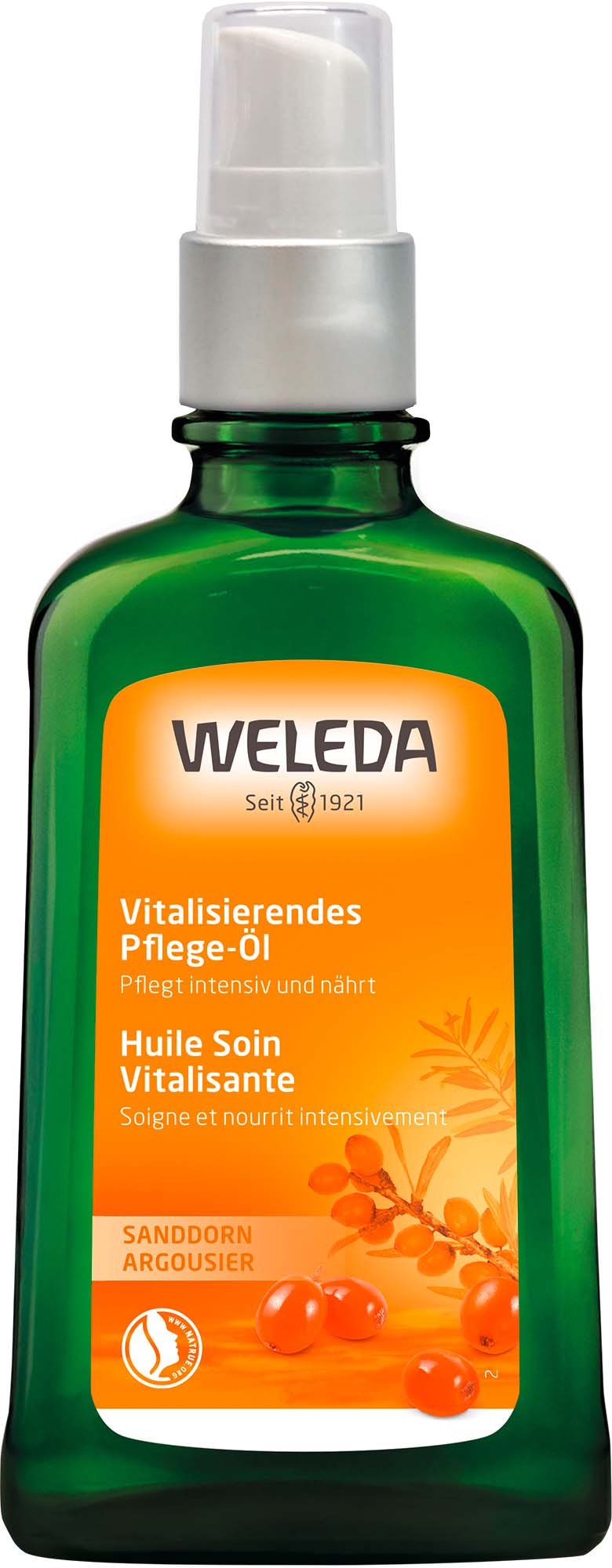 Weleda Pflege-Öl Öl vitalisierend Sanddorn Glasfl 100 ml