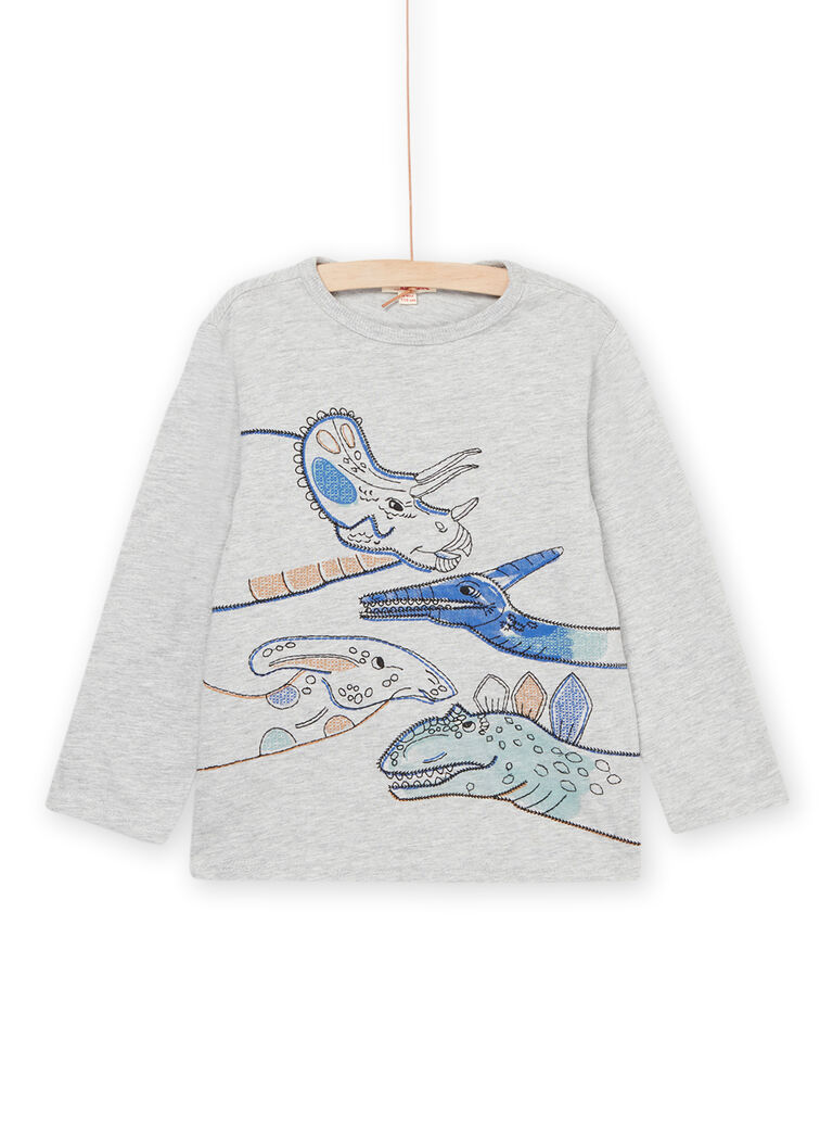 T-shirt à manches longues à motif dinosaures