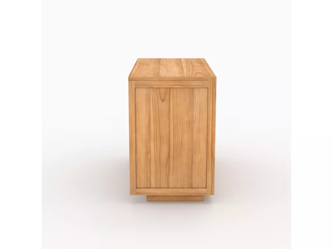 Meuble de salle de bain en bois de teck 110 cm - Pernelle