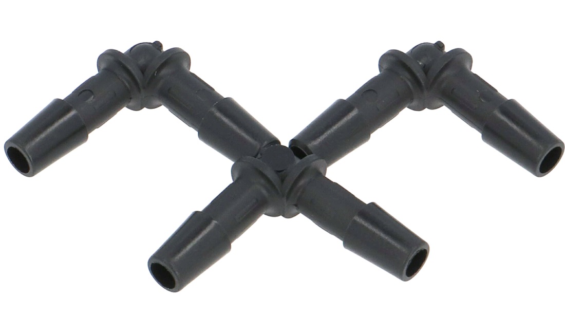 Samlestykke 6,5mm vinkel 5 stk