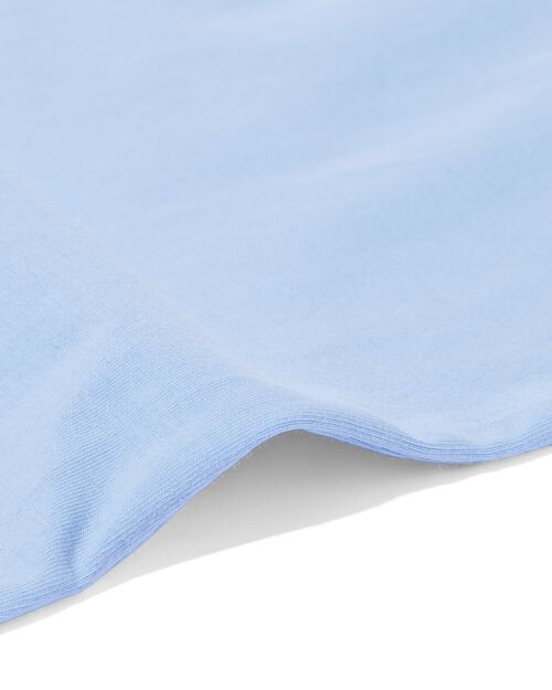 débardeur femme coton bleu