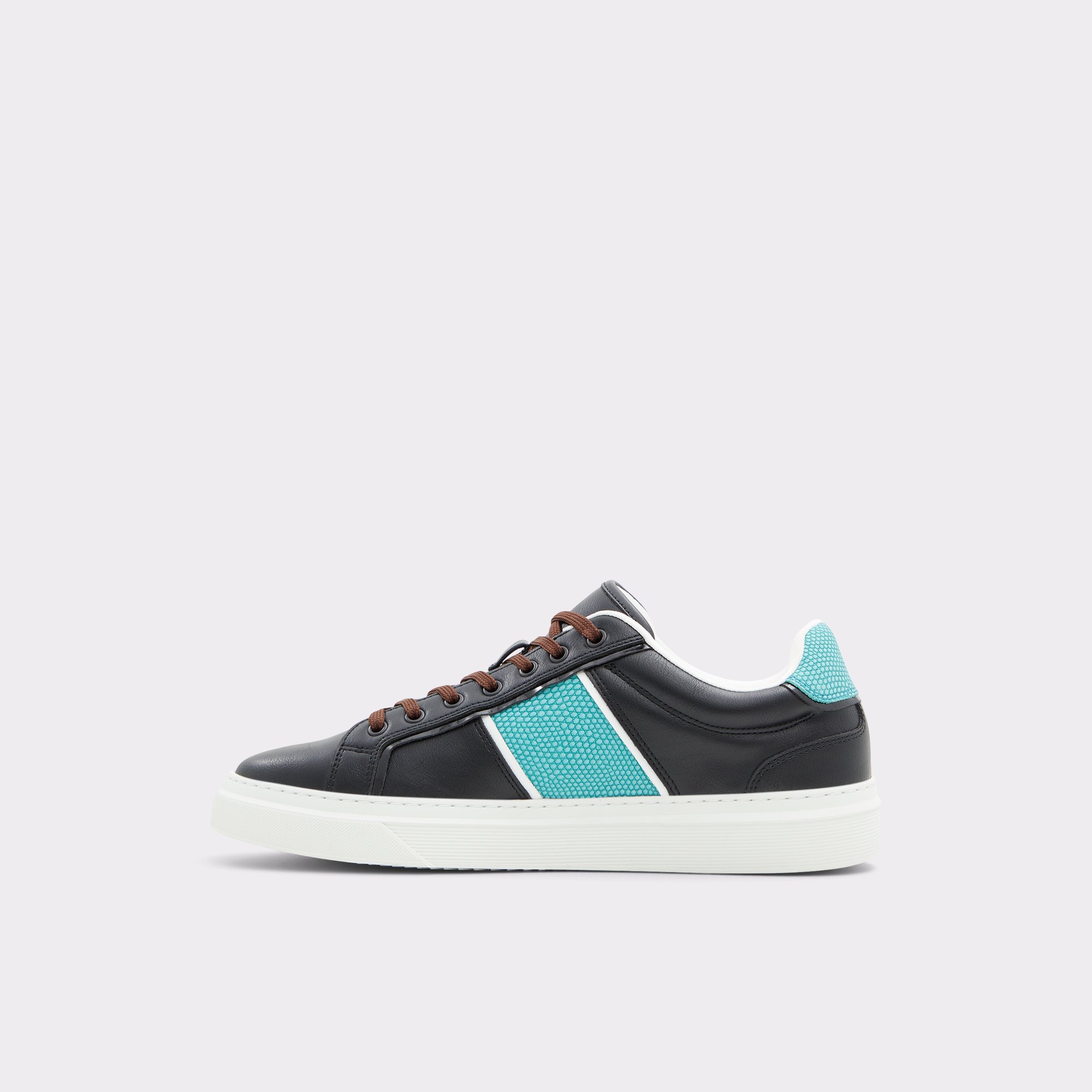 Courtline Black Synthetic Mixed Material Men Athletic sneakers