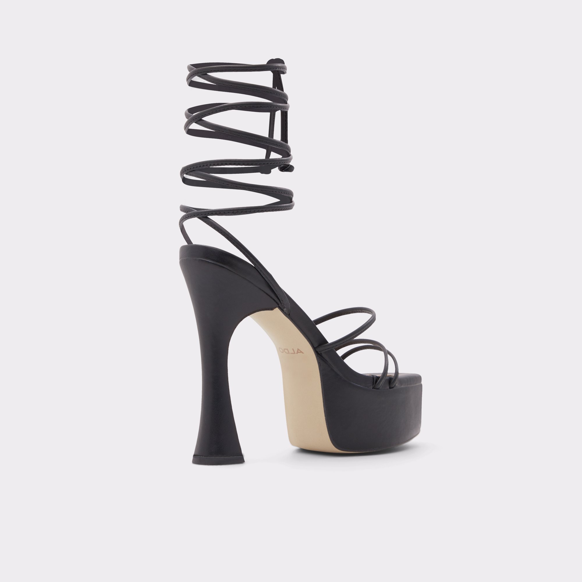 Paya Black Women Strappy Sandals
