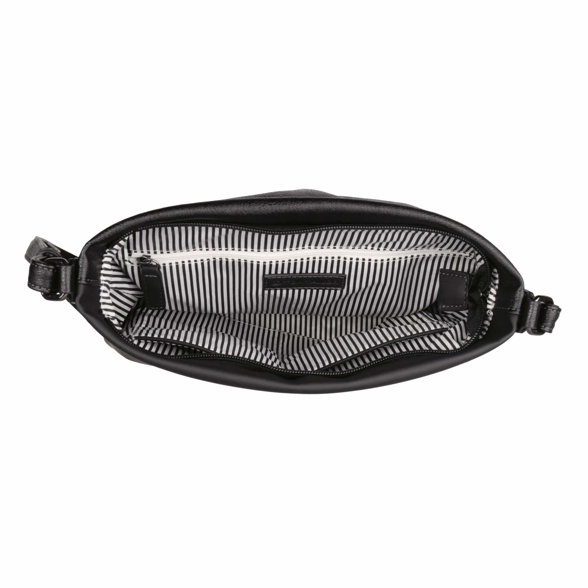 TOM TAILOR Beuteltasche Schwarz Lederimitat