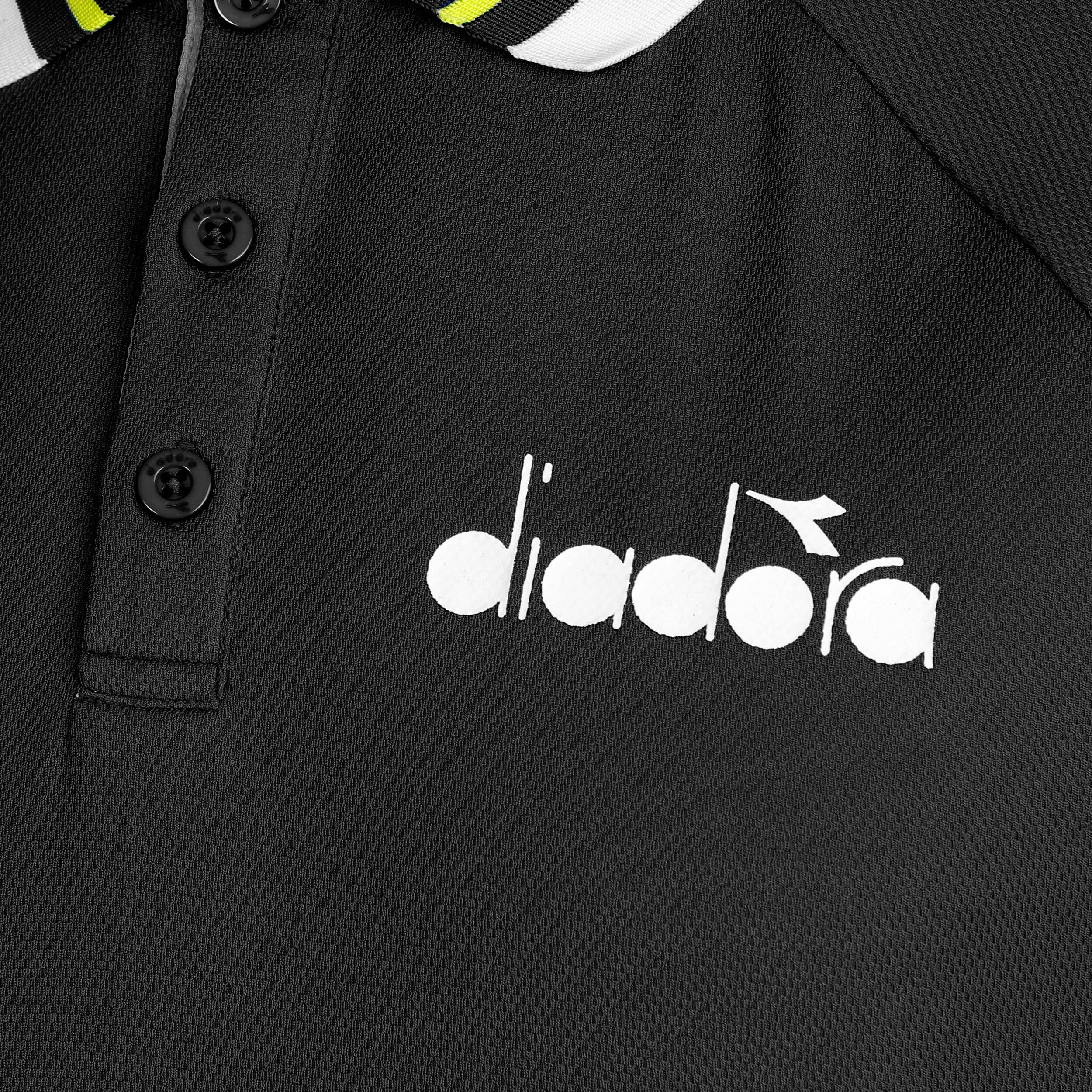 Diadora Icon Polo Hommes - Noir