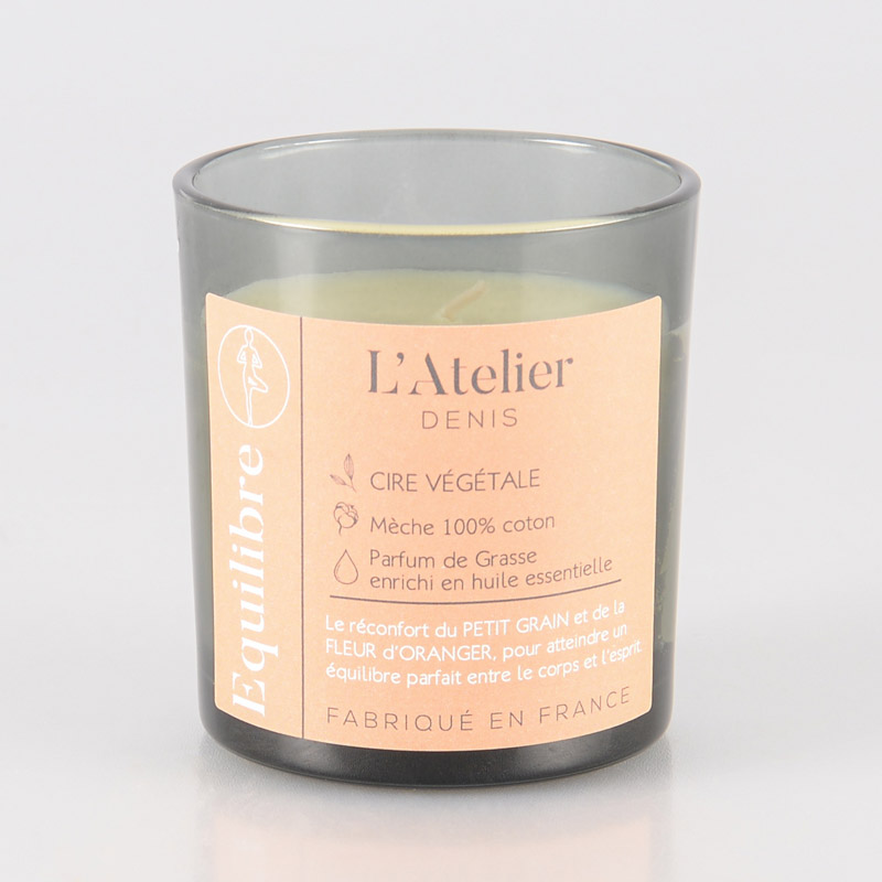 Bougie parfumée à l'huile essentielle 'Equilibre'