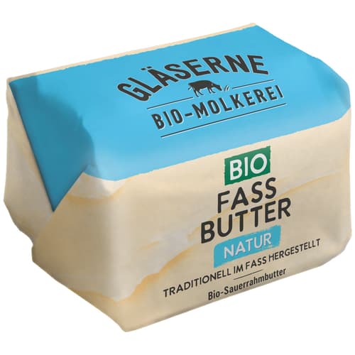 Gläserne Molkerei BIO Fassbutter natur