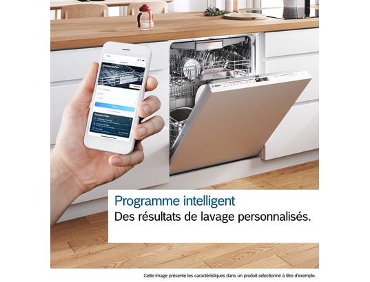 BOSCH - Lave vaisselle tout integrable 60 cm SMV8YCX02E, Série 8, Zeolith, TimeLight