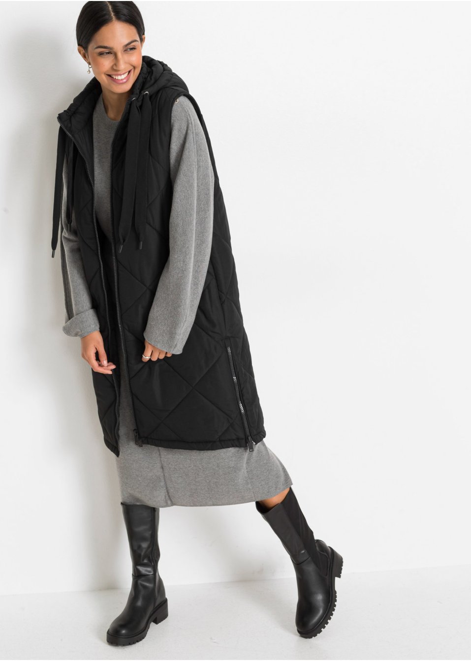 Veste sans manches matelassée en polyester recyclé
