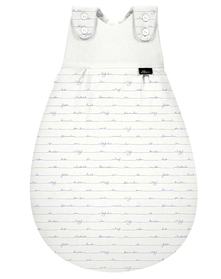 Schlafsack BABY-MÄXCHEN® AUßENSACK – LULLABY in weiß