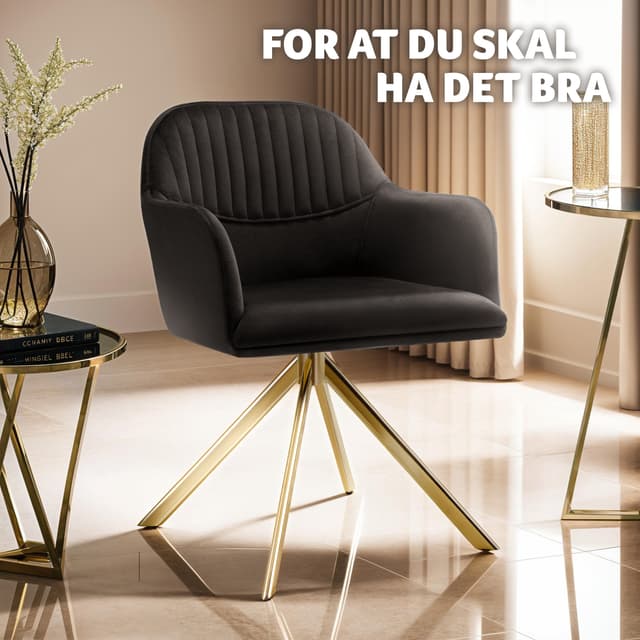 Stol Lona, velour med polstring